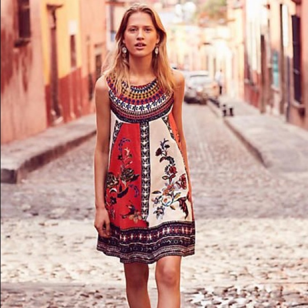 Anthropologie Maeve Cirque Swing Dress, size small